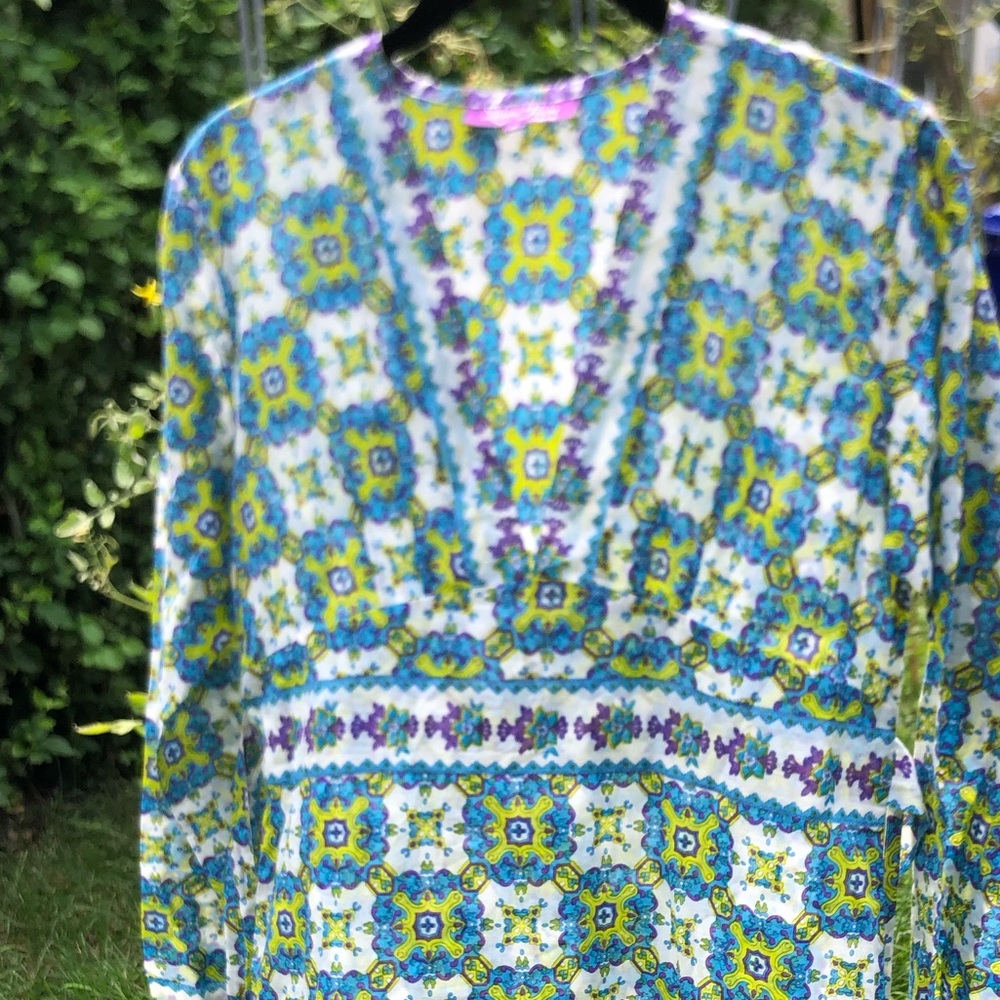 Lolita Jaca St. Barth beautiful summer dress cover up luxury resort wear NWOT